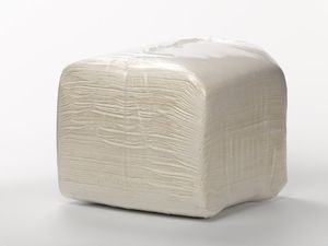 Poetsdoek wit vierkant 40cm (10kg)