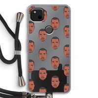 Kanye Call Me?: Pixel 4a Transparant Hoesje met koord