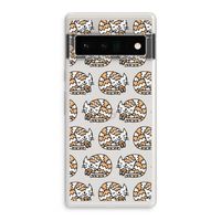 Slapende poes: Google Pixel 6 Pro Transparant Hoesje Slapende poes: Google Pixel 6 Pro Transparant Hoesje