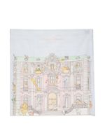 Atelier Choux Monceau Mansion-print cotton blanket - MULTICOLOUR