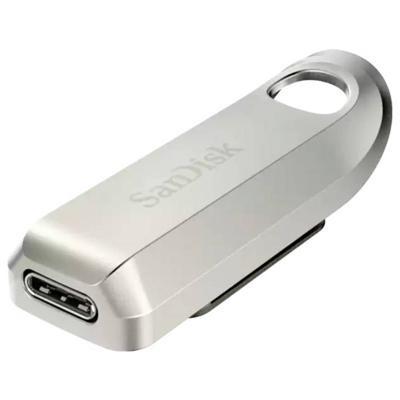 SanDisk Ultra Luxe USB-stick Retail 512 GB Zilver SDCZ75-512G-G46 USB-C 3.2 Gen 1