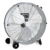 Industriële Trommelventilator met 3 Snelheden en Aluminium Bladen 65 x 37 x 67 cm Zilver