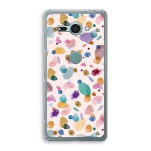 Terrazzo Memphis Pink: Sony Xperia XZ2 Compact Transparant Hoesje