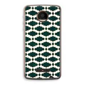 Moroccan tiles: Motorola Moto Z Force Transparant Hoesje