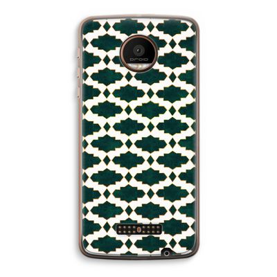 Moroccan tiles: Motorola Moto Z Force Transparant Hoesje