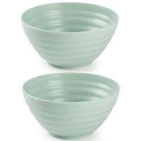 Plasticforte Schaaltjes - 4x - mint groen - kunststof - 14 x 6.5 cm - kom