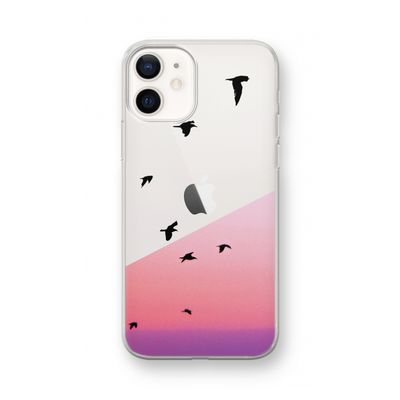 Fly away: iPhone 12 mini Transparant Hoesje