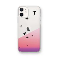 Fly away: iPhone 12 mini Transparant Hoesje
