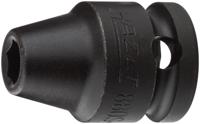 HAZET Krachtdopsleutel 880S-6 · 3/8 inch (10 mm) vierkant hol · Buiten-zeskant-tractieprofiel · SW 6 mm
