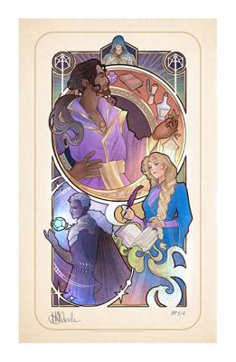 Critical Role Art Print Matthew Mercer: 10th Anniversary Art Nouveau Illustrations 46 x 28 cm - unframed