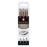 Sakura pigma micron etui 3 fineliners zwart 005-01-pn arch.