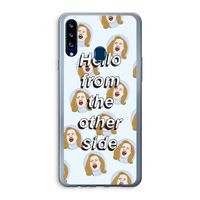 Hello: Samsung Galaxy A20s Transparant Hoesje