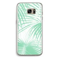 Palmbladeren: Samsung Galaxy S7 Edge Transparant Hoesje