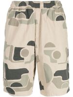 Folk Assembly Maxi Wave-print shorts - Tons neutres