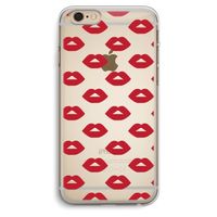 Lips: iPhone 6 Plus / 6S Plus Transparant Hoesje Lips: iPhone 6 Plus / 6S Plus Transparant Hoesje