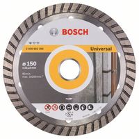 Bosch Accessoires Diamantdoorslijpschijf Standard for Universal Turbo 150 x 22,23 x 2,5 x 10 mm 1st - 2608602395 - thumbnail