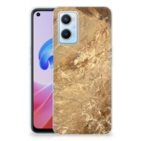 OPPO A96 | OPPO A76 TPU Siliconen Hoesje Marmer Creme