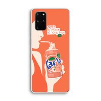 Peach please!: Samsung Galaxy S20 Plus Transparant Hoesje