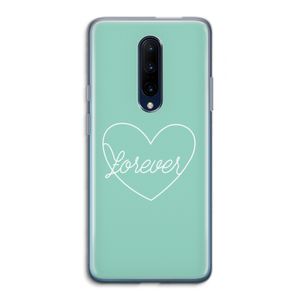 Forever heart pastel: OnePlus 7 Pro Transparant Hoesje
