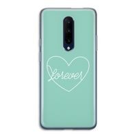 Forever heart pastel: OnePlus 7 Pro Transparant Hoesje
