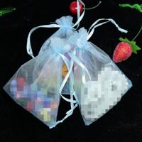 100 stuks Organza geschenk tassen sieraden verpakking zak bruiloft feest decoratie grootte: 7x9cm(D15 Light Blue) 100 stuks Organza geschenk tassen sieraden verpakking zak bruiloft feest decoratie grootte: 7x9cm(D15 Light Blue)
