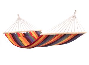 'Multi' Spreaderbar Eénpersoons Hangmat - 120 kg - Veelkleurig - Spreidstang - 123 Hammock
