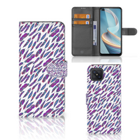 OPPO Reno4 Z Telefoon Hoesje Feathers Color - thumbnail