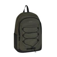 New Rebels Barto Waltham Donkergroen 25L Rugtas Waterafstotend Laptop 15.6" Pullzippers