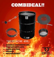 CombiDeal BarrelQ Notorious Big the Works (barbecue plus alle add-ons)