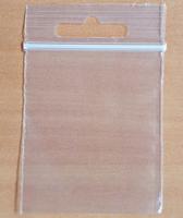 100 Gripzakjes met eurosleuf 55 x 65 mm 50 micron