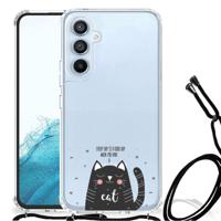 Samsung Galaxy A54 5G Stevig | Bumper Hoesje | Cat Good Day