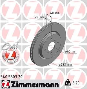 Remschijf Coat Z 540530320