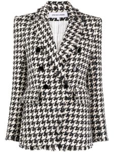 Veronica Beard blazer Miller Dickey à motif pied-de-poule - Noir