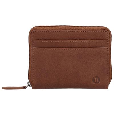 Beagles Leather Zip Around Portemonnee Benidorm Cognac