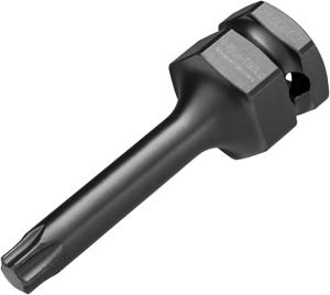 HAZET Krachtdopsleutelbit 995S6-T50LG · 1/2 inch (12,5 mm) vierkant hol, 24 mm buitenzeskant · Binnen-TORX®-profiel · SW T50