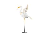 LIVARNO home Metalen decoratieve vogel (Witte reiger)