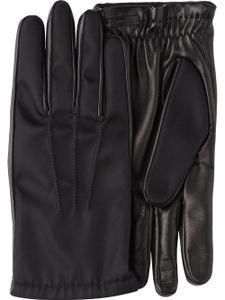 Prada gants bi-matière - Noir