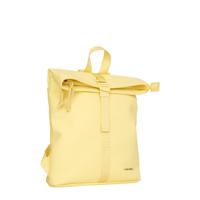 New Rebels Branson - Los Angeles Rolltop Backpack Mini Butter Yellow | 7L Waterafstotende Rugzak van PU