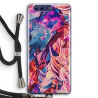Pink Orchard: Honor 9 Transparant Hoesje met koord