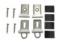 Wiesbaden sets chroom spiegelklemmen