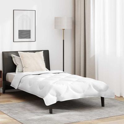 Dekbed met Kussen met kussen 2 pcs Wit 140 x 220 cm Microfibre
