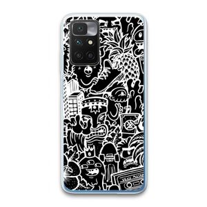 Vexx Black Mixtape: Xiaomi Redmi 10 Transparant Hoesje