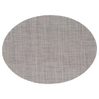 Ovale placemat Maoli grijs kunststof 48 x 35 cm