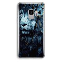 Darkness Lion: Samsung Galaxy S9 Transparant Hoesje