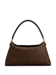 Tod's sac porté épaule T Case en cuir - Marron