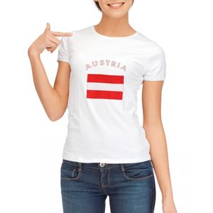 Oostenrijkse vlag t-shirt voor dames XL  -