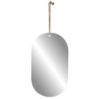 Natural Living spiegel - moderne look - ovaal - jute touw - L36 x B61 cm