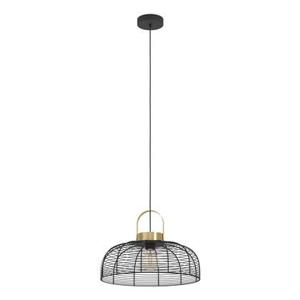 EGLO Roundham Hanglamp - E27 - Ø 45 cm - Zwart|Goud - Staal