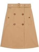 Burberry trench en coton à taille ceinturée - Tons neutres