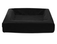 Bia bed royal fluweel hoes hondenmand zwart (BIA-2 60X50X12,5 CM)